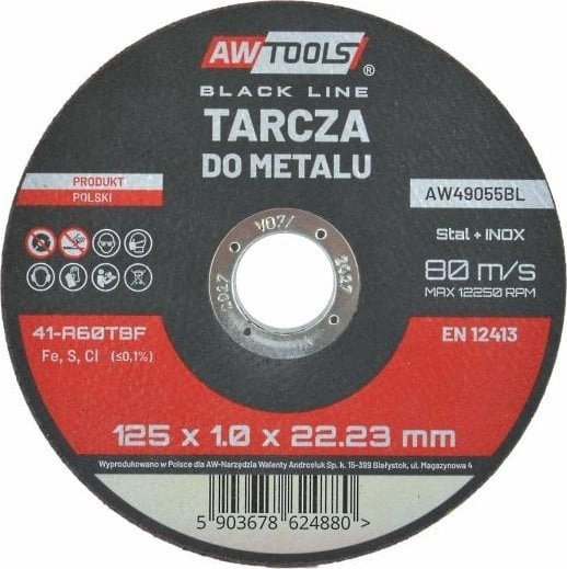 AWTools AW DISC FOR METAL 125*1