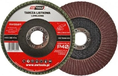 AWTools ściernica listkowa 125mm P40 (AW56011)