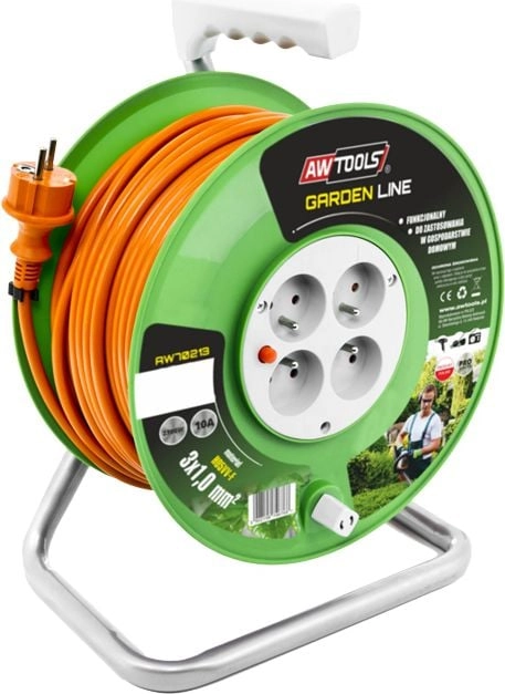AWTools Garden Line reel extension cable