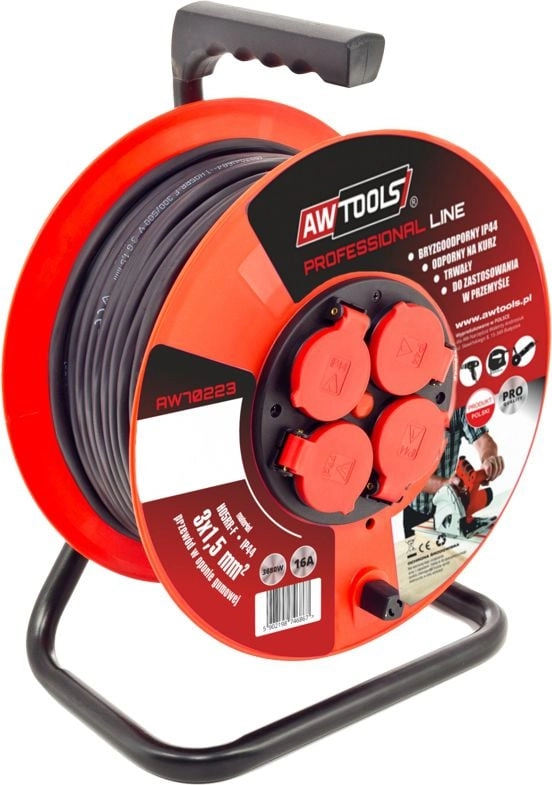 AWTools Professional reel extension cable 3
