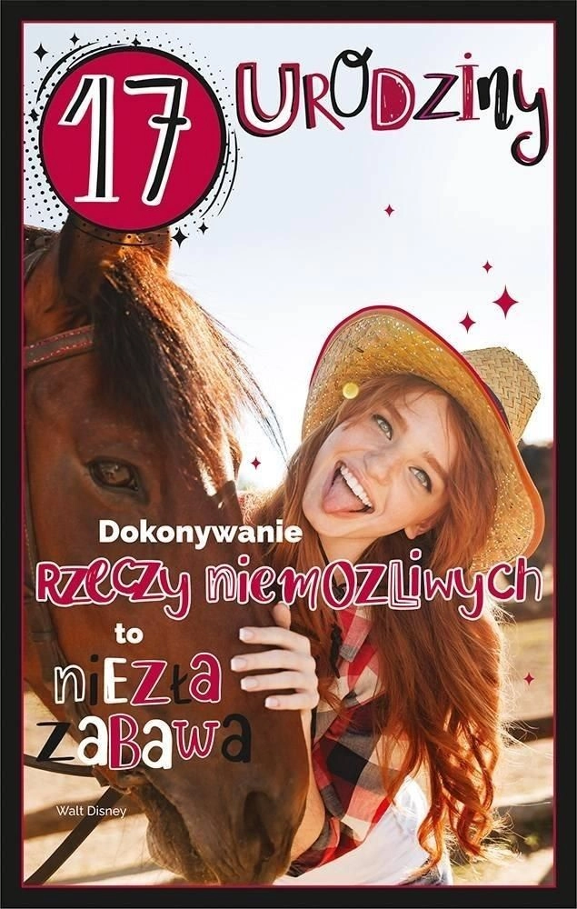 AbCard Kartka okolicznościowa Urodziny 17 U103