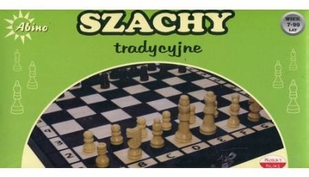 Abino Wooden chess pieces in a