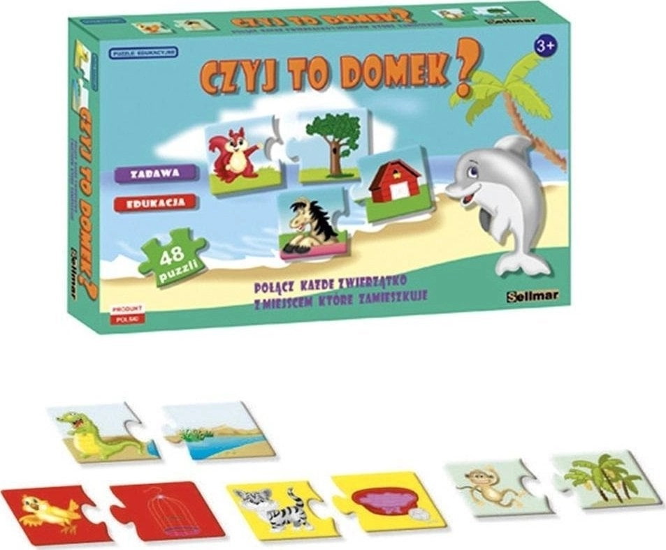 Abino Educational puzzle Whose house is