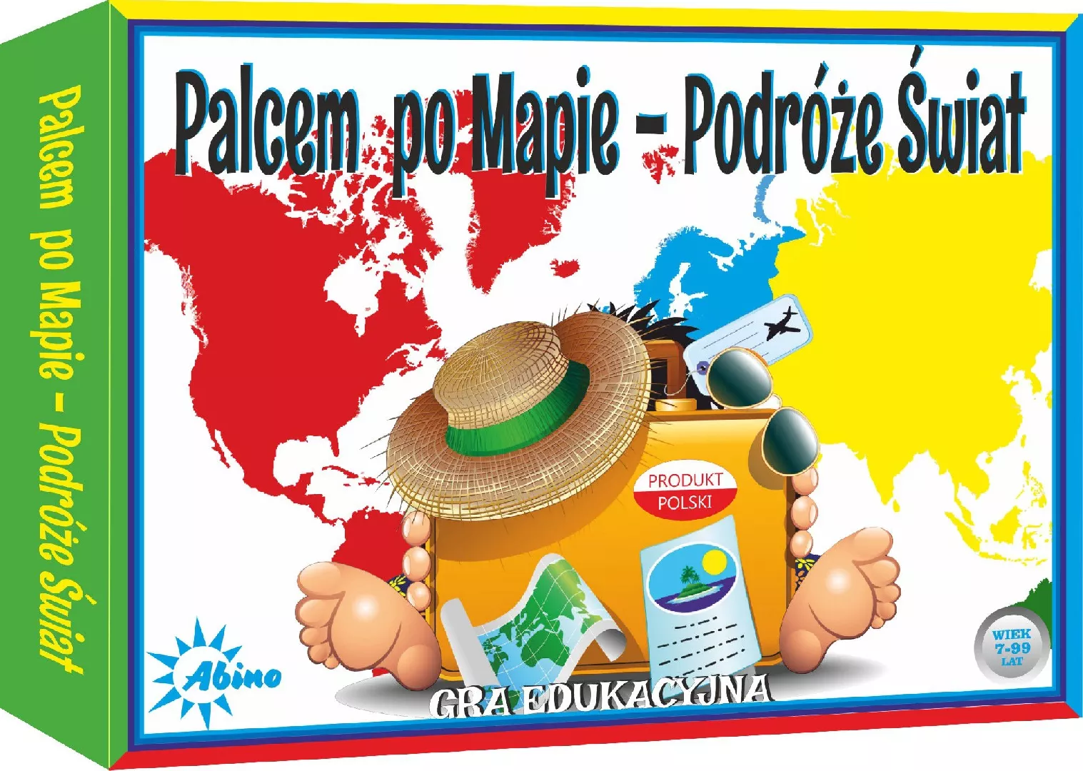 Abino Palcem po mapie - świat