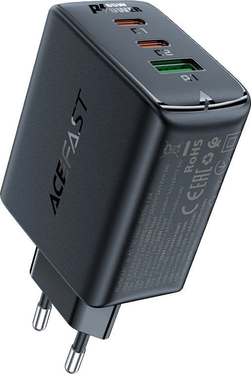 Acefast fast charger GaN (2xUSB-C /