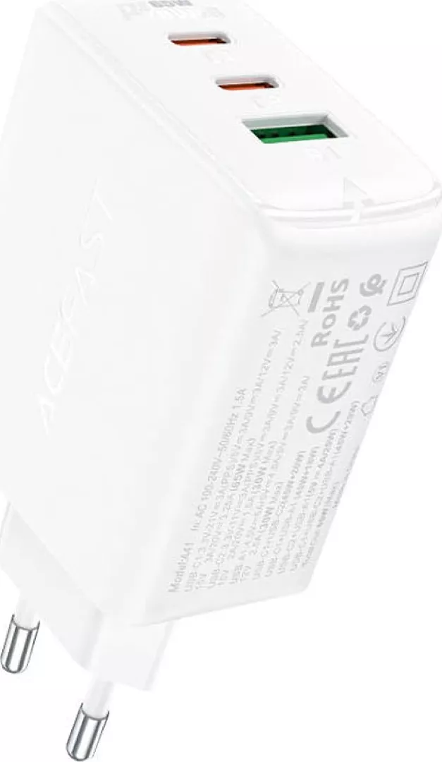 Acefast fast GaN charger (2x USB-C