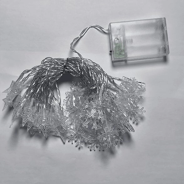 Snowflake/star LED Christmas tree lights -