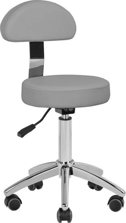 Activeshop Taboret Kosmetyczny Am-304 Szary 125620