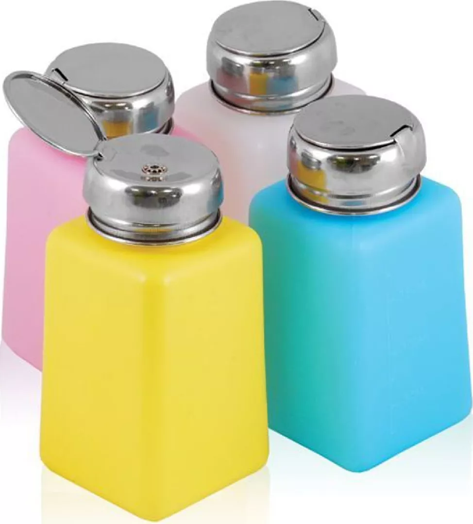 Activeshop Bottle with pump chrome 180
