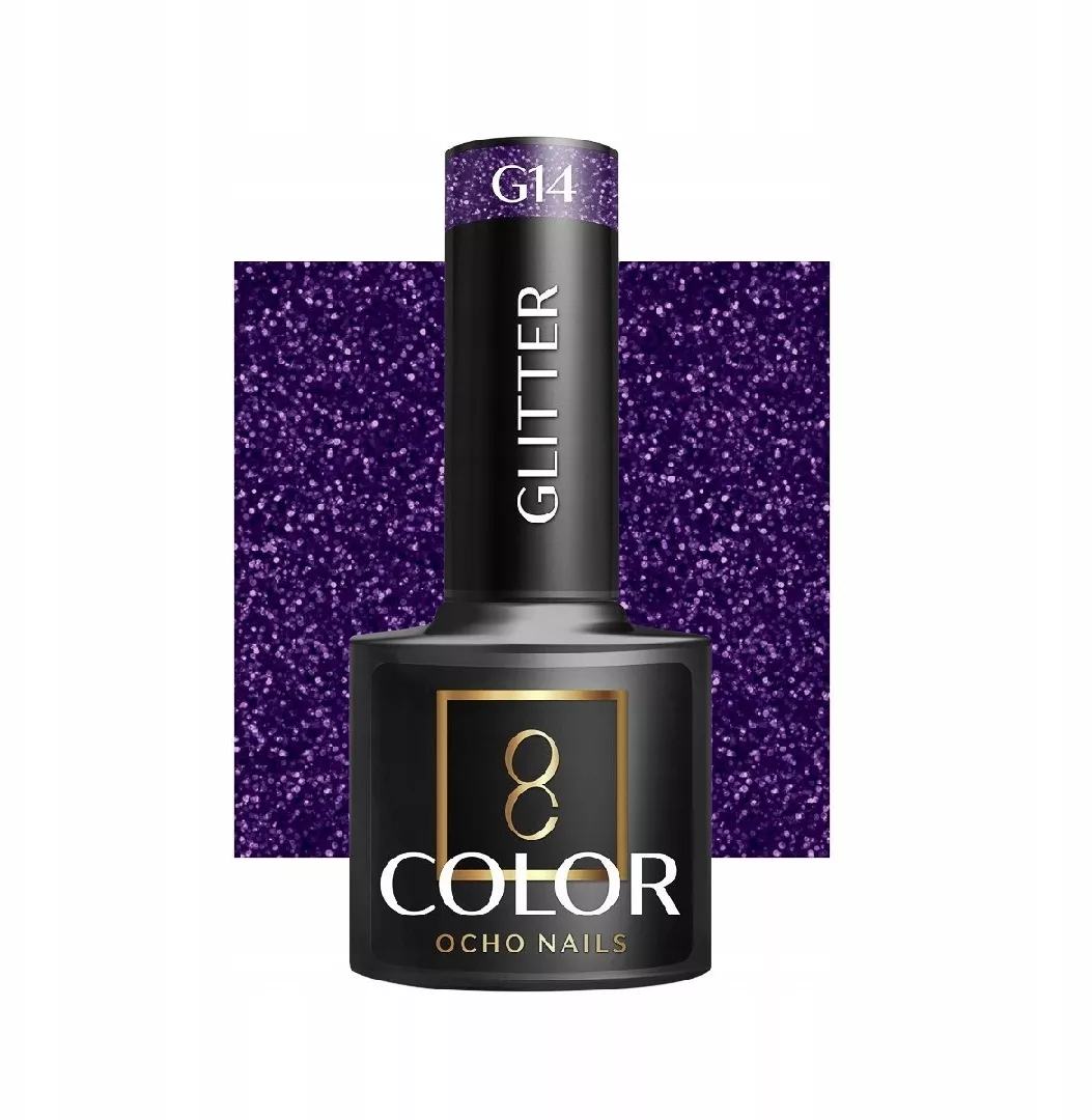 OCHO NAILS Glitter hybrid nail polish