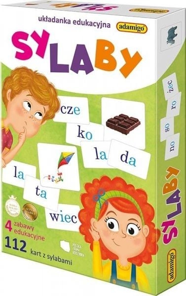 Adamigo Educational puzzle - Syllables 178298