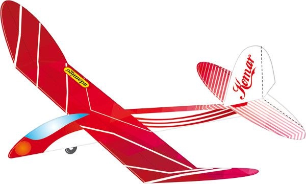 Adamigo Red mosquito glider model 7028