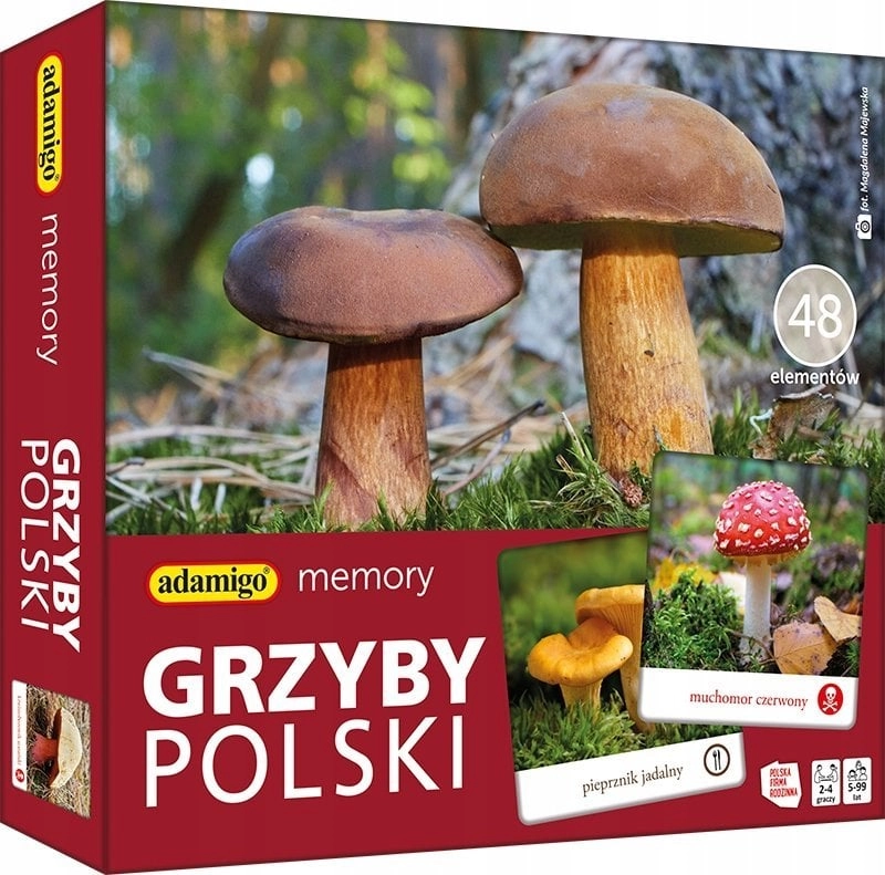 Adamigo Memory Game - Mushrooms of