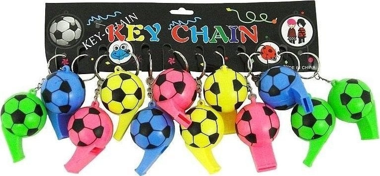 Whistle keychain  pack of 12 pieces