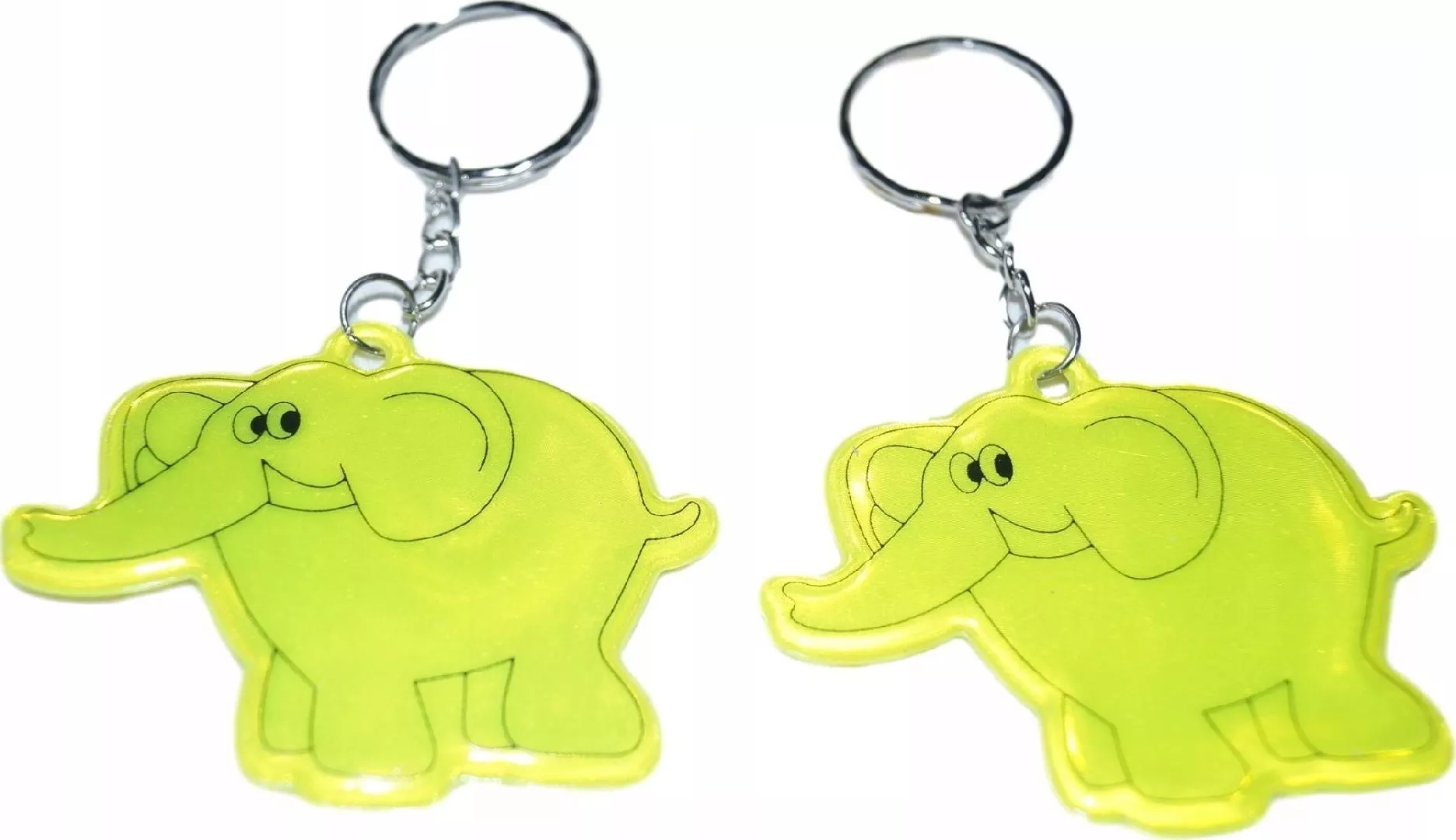 Adar keychain Reflective elephant keychain blister