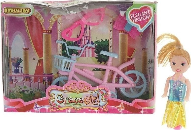Mini 9 cm doll with a