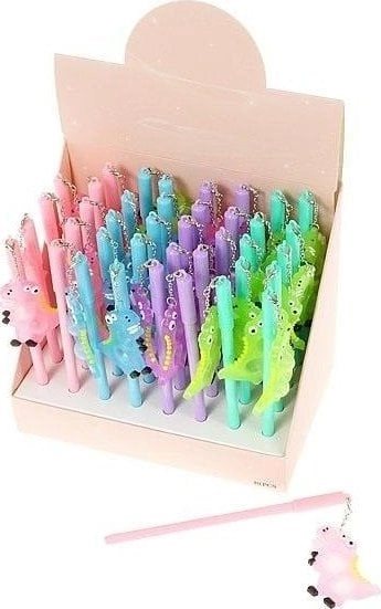 Dino Pop It pen with pendant