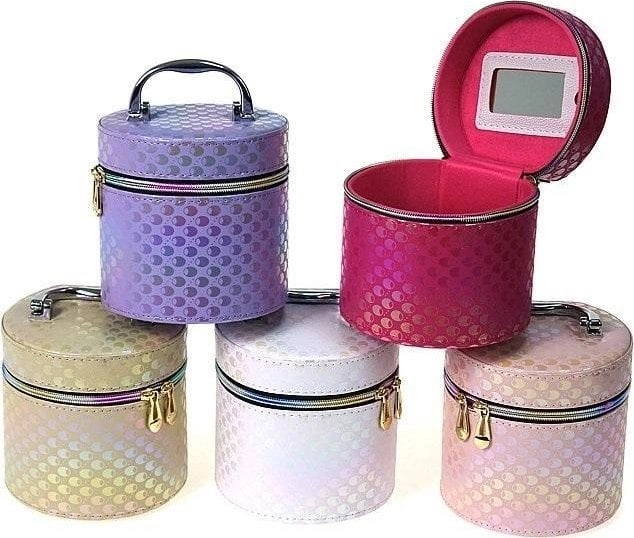 S case with a zippered mirror