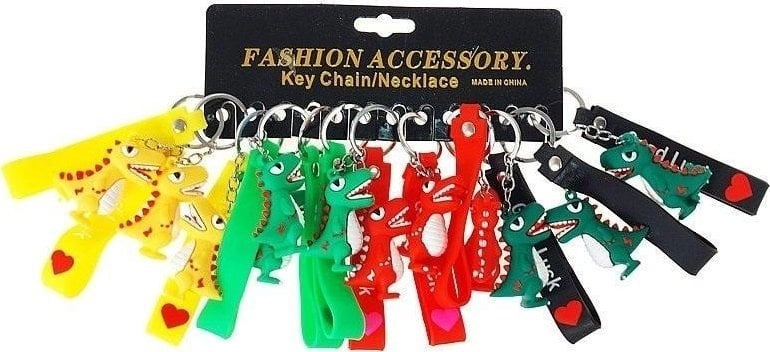 Dinosaur keychain (12 pcs) 5901271595637