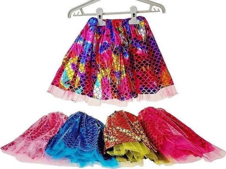 Sequin skirt with elastic band MIX