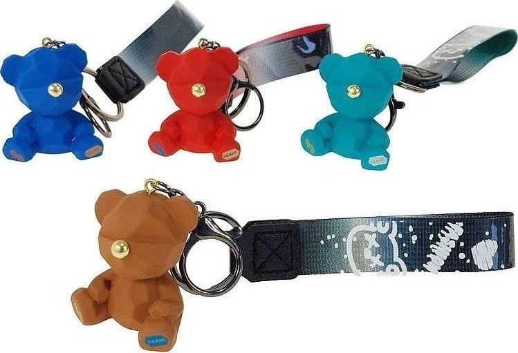 Teddy bear keychain with MIX pendant