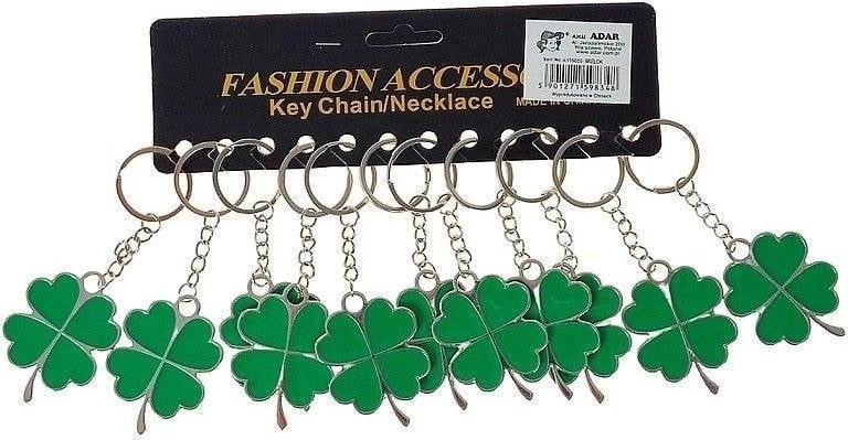 Four-leaf clover keychain (12 pcs) 5901271598348
