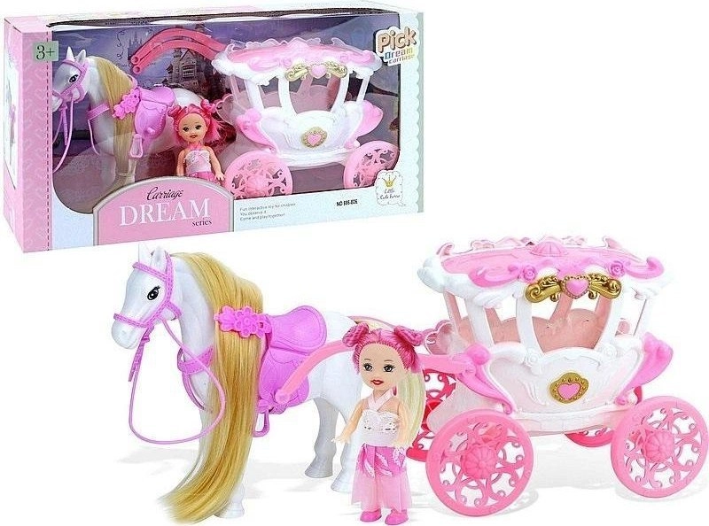 Carriage with a horse and an