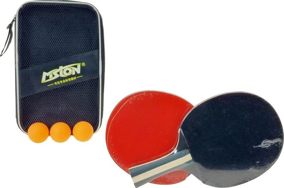 Ping pong set with 2 rackets