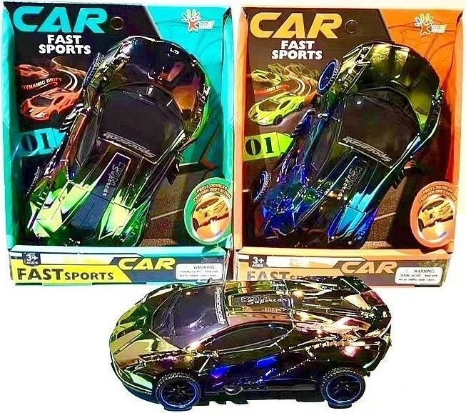 Sports car with UV MIX coating