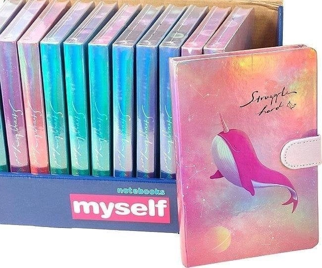 Notebook with magnetic closure MIX (