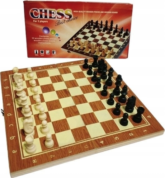 Wooden chess pieces 30x16x3cm 6/166615 ADAR