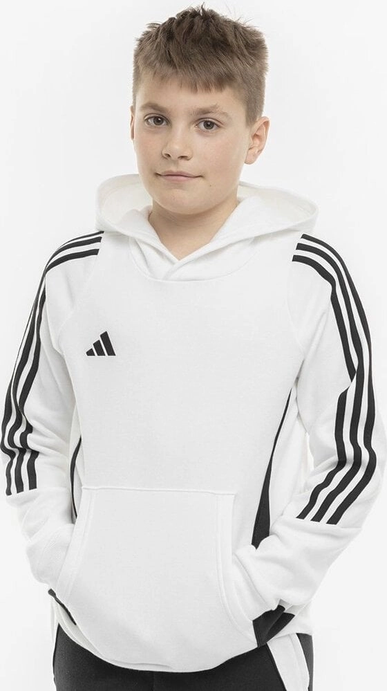 Adidas Tiro 24 Hooded Sweatshirt white