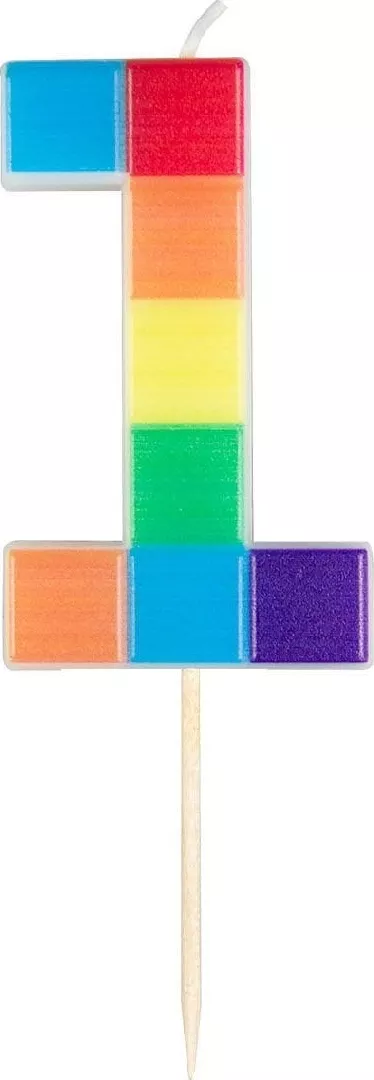 Adikbal Number candle blocks no. 1