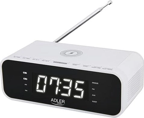 Adler Alarm Clock with Wireless Charger