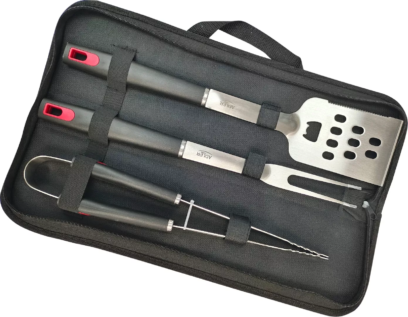 Adler Grill cookware set with carrying