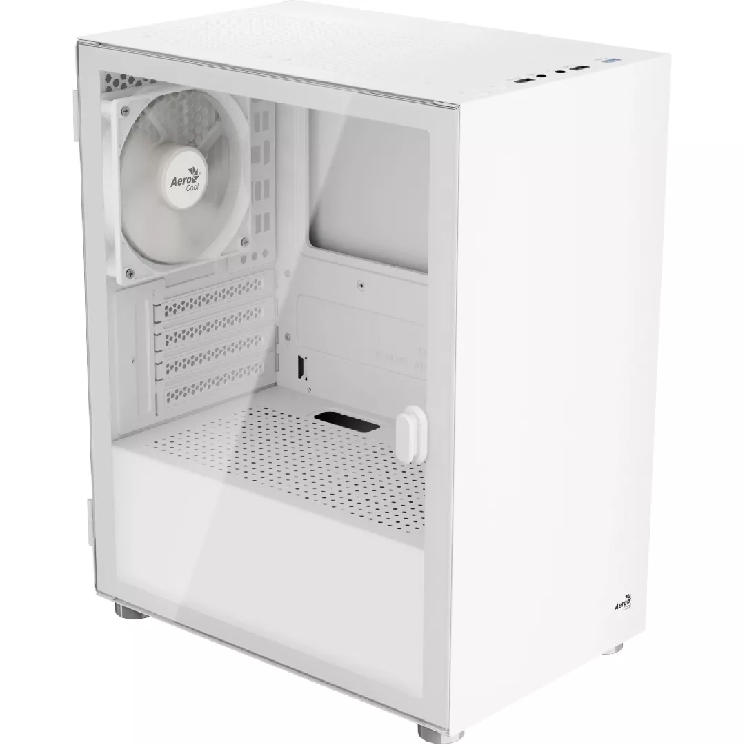 Aerocool CS-111-G-WT-v1  tower case (white  tempered