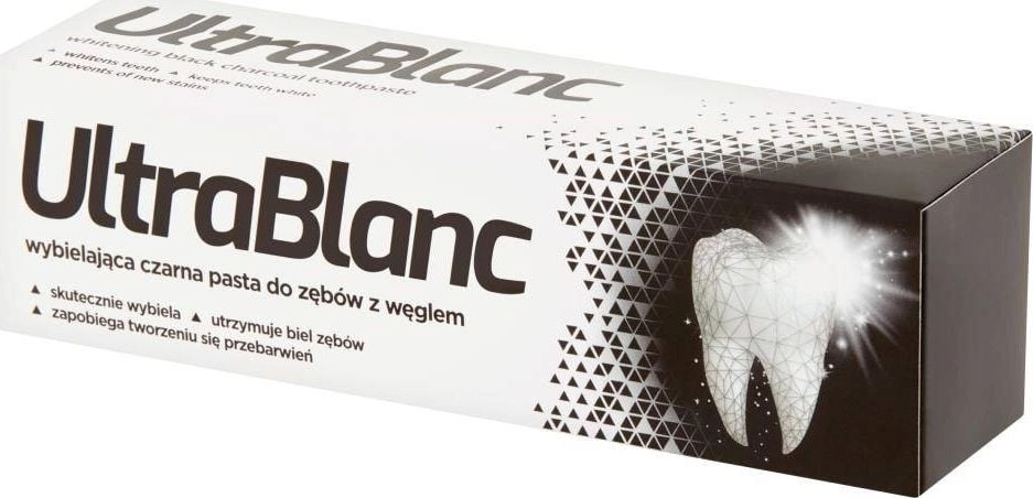Aflofarm Whitening black toothpaste with activated