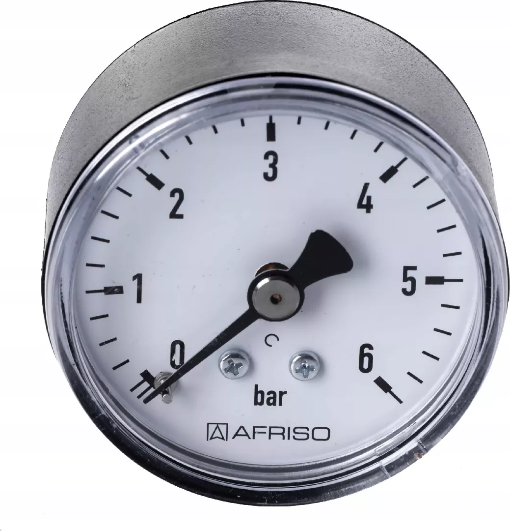 Heating pressure gauge RF50 0-6bar 1/4