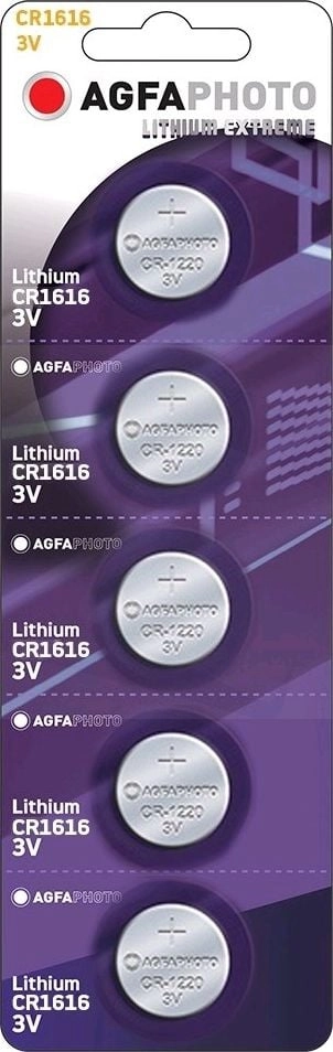 Agfa CR1616 battery 5 pcs. 4250175803227