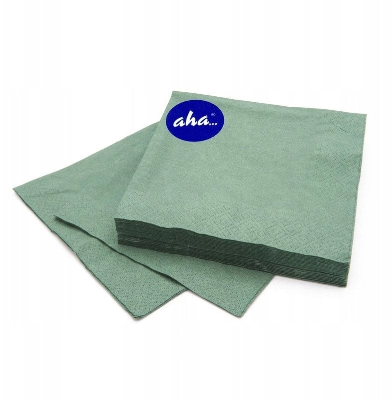 AHA napkins 3-ply 1/4 fold 33x33cm