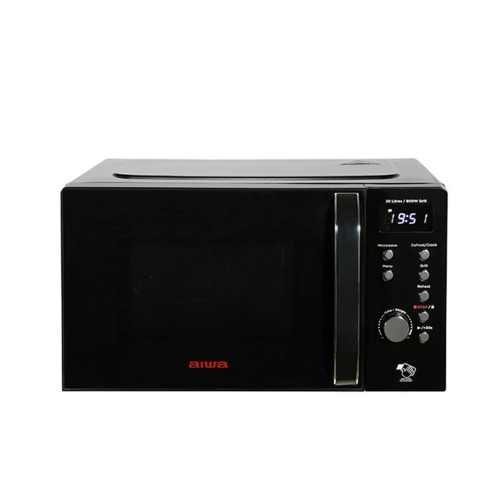 AIWA digitālā mikroviļņu krāsns ar grilu, 700W, melna