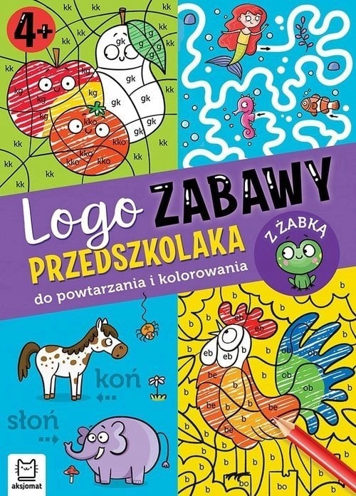 Kindergarten fun logo for repetition and