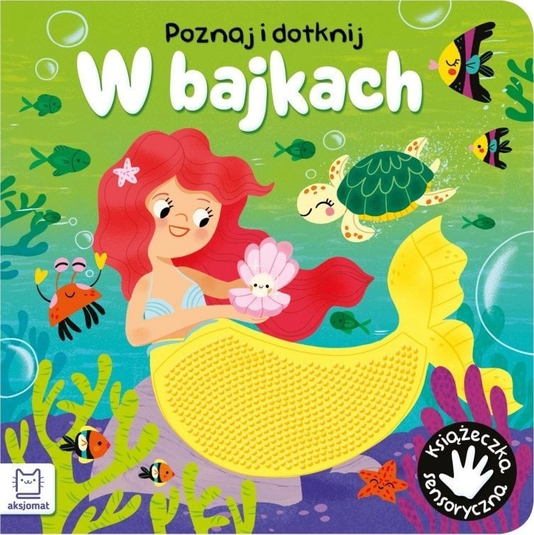 Sensory book. Explore and touch. In