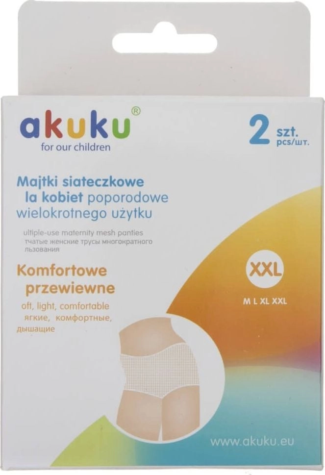 AKUKU A0236 XXL reusable mesh panties
