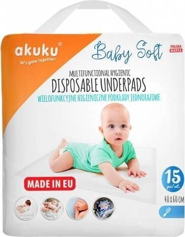 AKUKU A0500 Podkład jednorazowy 40x60 Baby
