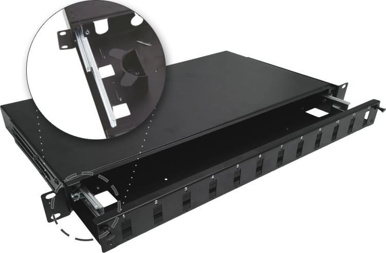 Alantec Przełącznica światłowodowa teleskopowa 12xSC duplex