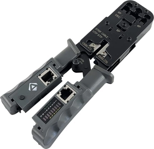 4P6P8P crimper with ALANTEC LAN network