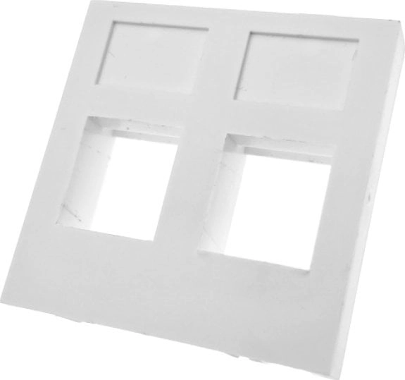 Alantec Adapter 45x45 2xRJ45 (flat) (OS024)