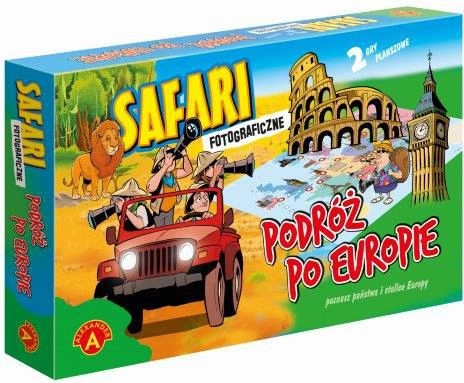 2 games Safari+Travel around Europe 13894+puzzle