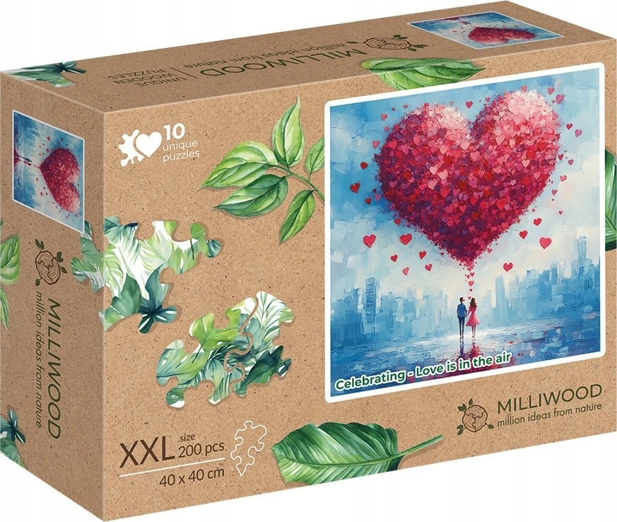 Wooden puzzle Milliwood Love is in
